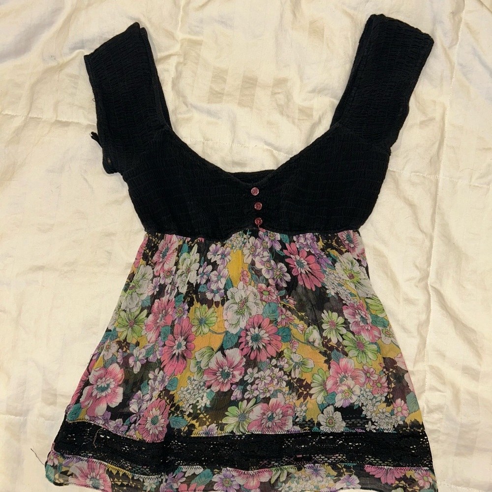 Free People, size small, babydoll shirt